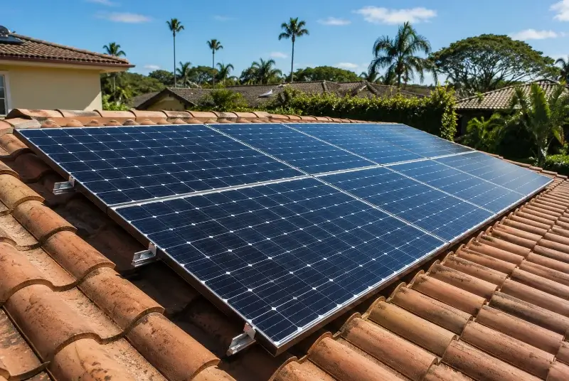 Installation de panneaux solaires à Chiché